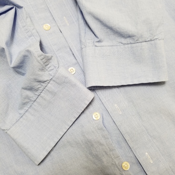 IZOD light blue dress shirt 2XL - Picture 3 of 4